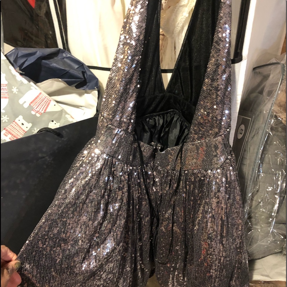 1-Mini Sequined Dress